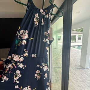 Floral Navy Dress